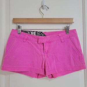RARE Volcom Junior Frochickie 2.5" Mini Summer Shorts Neon Barbie Pink Size 1